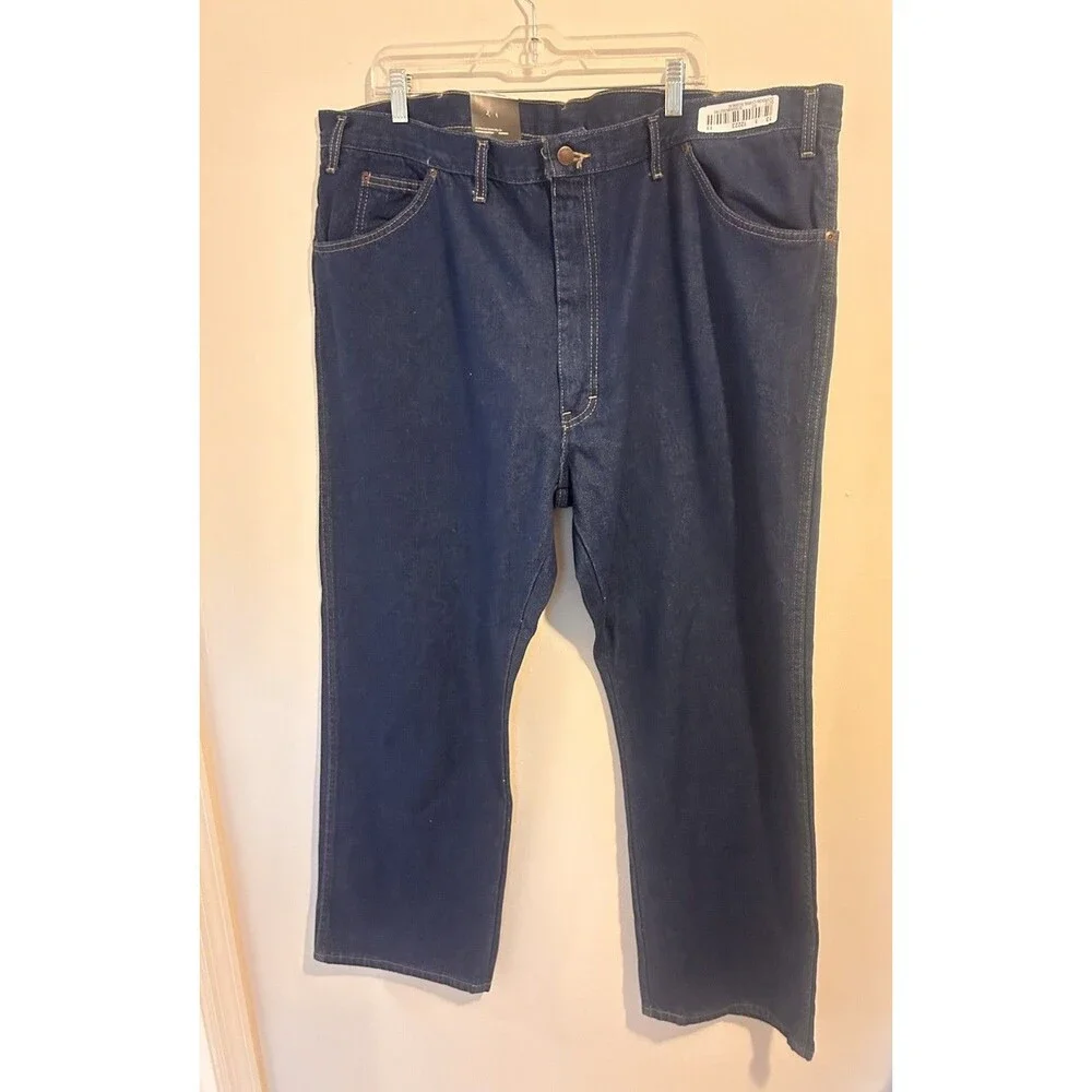 NWT Dickies C994RNB 5-pocket Straight Leg Denim Work Jean 46X30 See Description